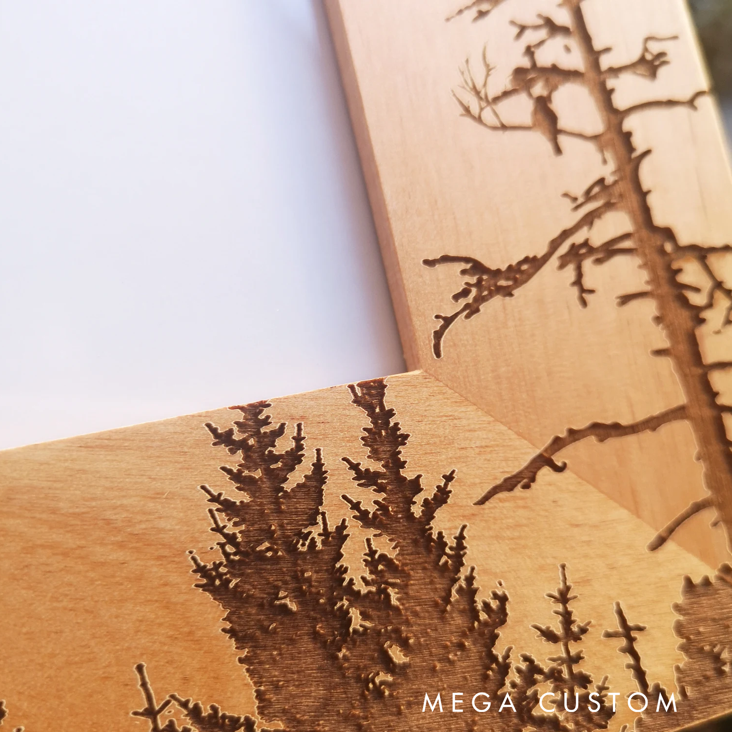 Personalized Wood Happy Camper Picture Frame Engraved Wood Picture Frame Gift for Camping Hiking Outdoor Enthusiasts