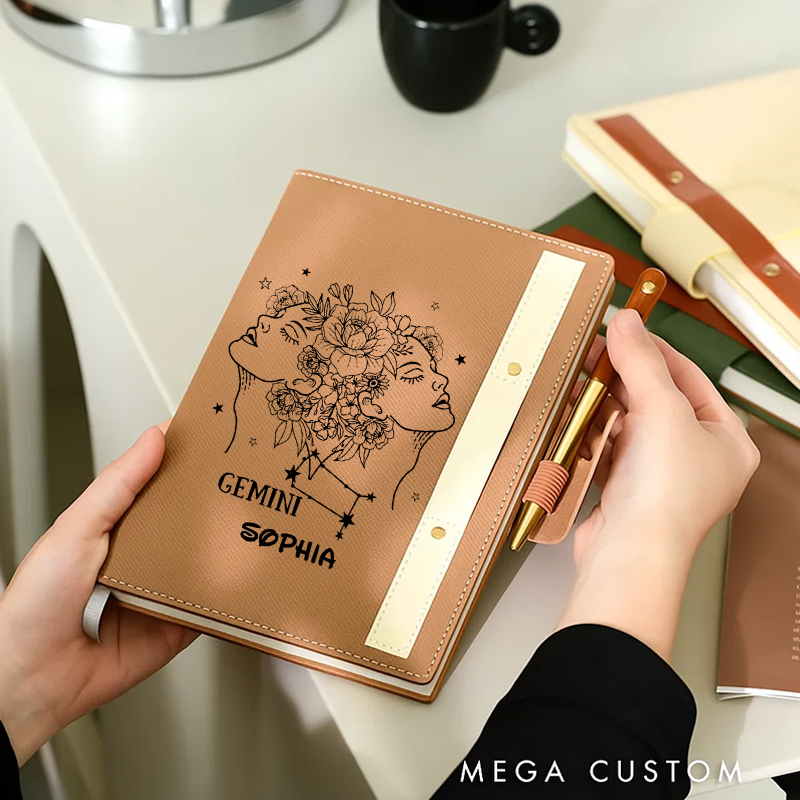 Personalized Astrology Zodiac Journal Astrology Diary Journal With Name Birthday Astrology Gifts