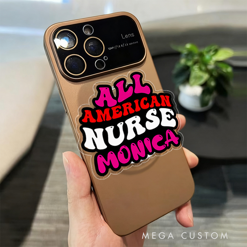 Personalized All American Nurse Phone Grip Holder Magnetic Phone Holder 