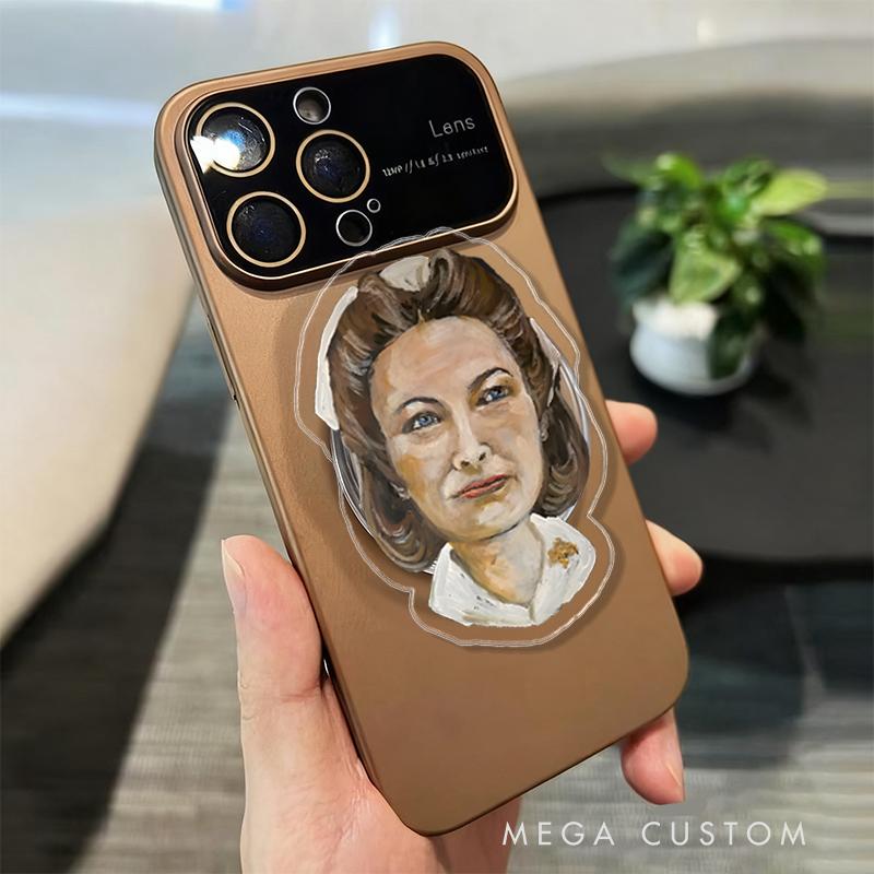  Personalized Naughty Nurse Phone Grip Custom Name Retro Style Nurse Design Phone Grip
