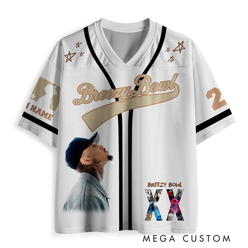 Personalized Hip Hop Music Tour Jersey Football Jersey Mesh Concert Outfit Concert Shirt Gift for Fans Country Music