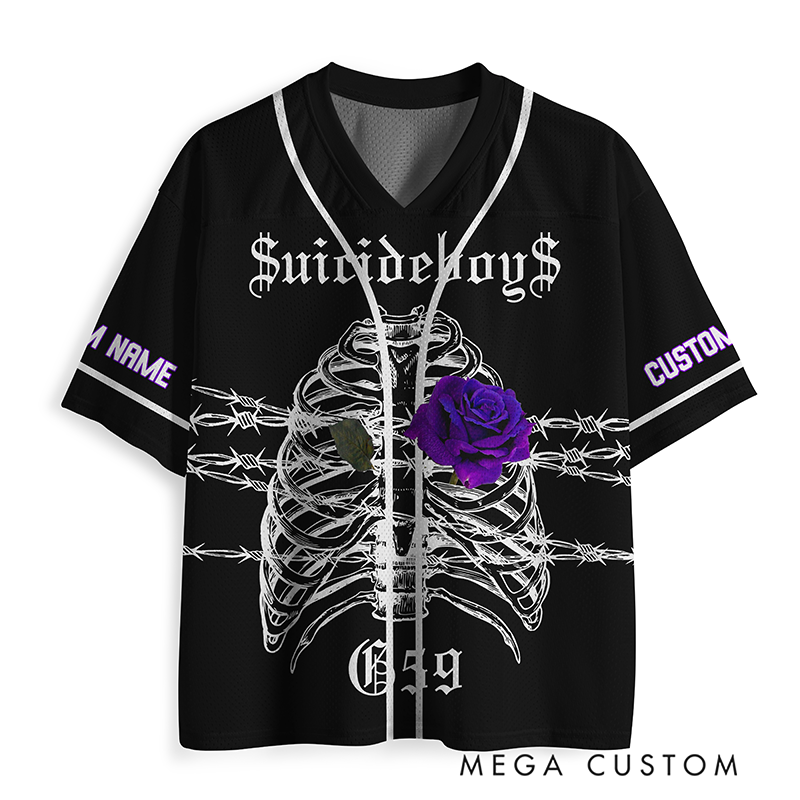 Personalized Hip Hop Music Tour Jersey Football Jersey Mesh Concert Outfit Concert Shirt Gift for Fans Country Music