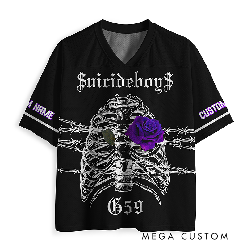 Personalized Hip Hop Music Tour Jersey Football Jersey Mesh Concert Outfit Concert Shirt Gift for Fans Country Music