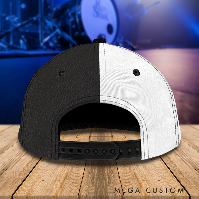 Personalized Drum 3D All Over Printed Baseball Cap for Music Lover and Drummer Lovers Custom Gift Hat With Unique Design Lover Drum