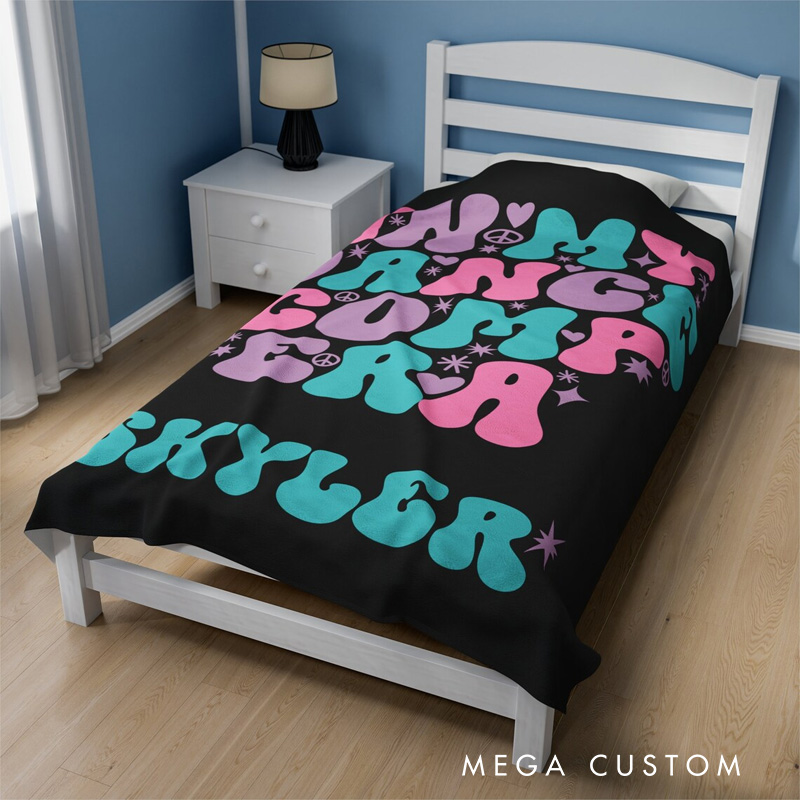 Personalized In My Dance Comp Era Blanket Flannel Blanket Ballet Lover Blanket with Name for Dance Lovers Dancer