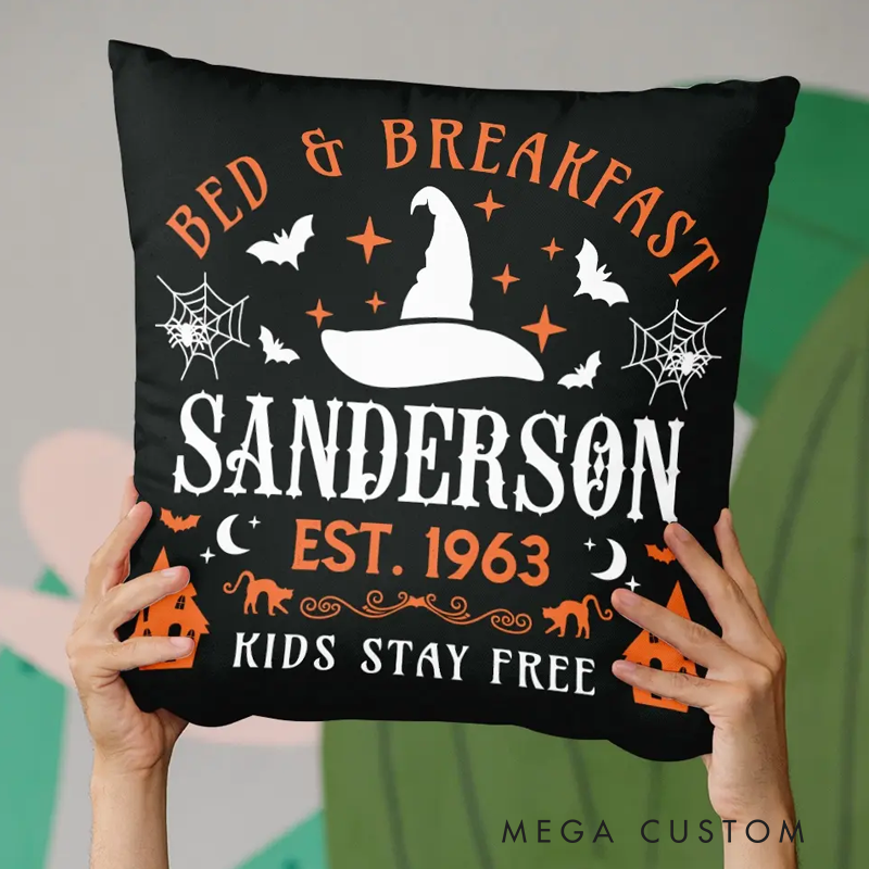 Personalized Where Spooky Delights And Sweet Dreams Collide - Family Personalized Custom Pillow Halloween Gift For Family Members