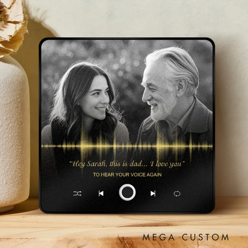 Personalized Recording Fridge Magnet Record the Voices and Laughter of Loved Ones Memorial Gift Hear Your Voice Again