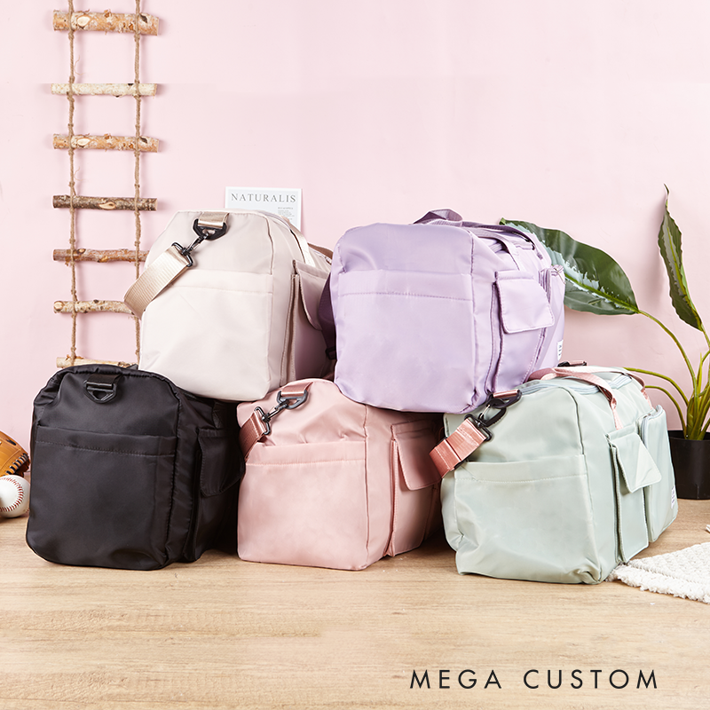 Personalized Cartoon Animal Dance Girl Stars Waterproof Large Travel Duffle Bag Dance Bag with Shoe Compartment and Shoulder Strap for Dance Lover