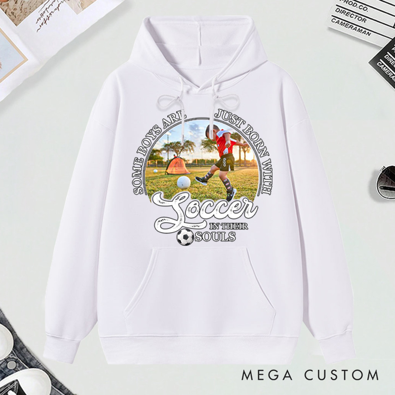 Personalized Sports Themed Hoodie with Custom Image and Motivational Design  