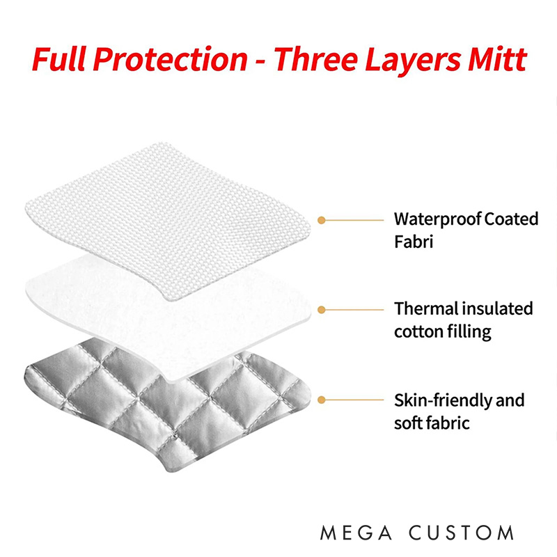 Personalized Thankful and Blessed Pot Holders Pads with Name Set of 2 Baking Cooking Utensil Gift for Family Cooking Enthusiast Baking Lovers Gift