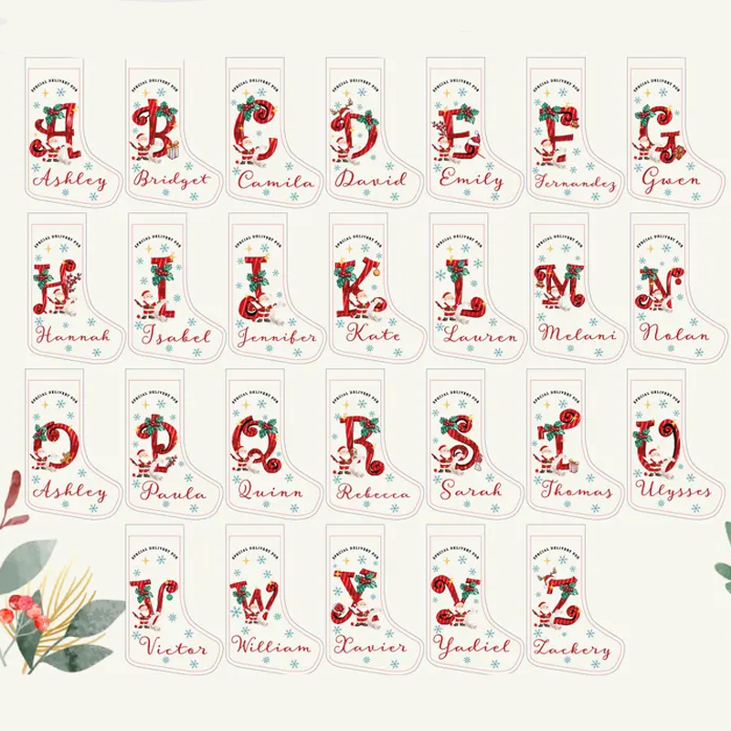 Personalized Christmas Santa Stocking Custom Christmas Stocking Special Delivery Kids Stocking for Christmas Personalized Christmas Family Stocking