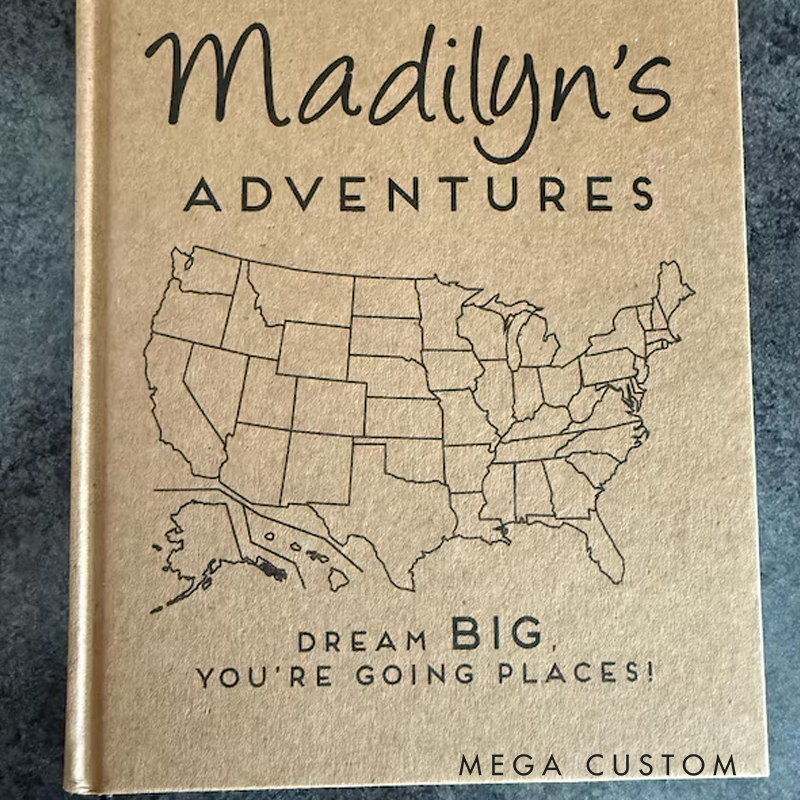 Personalized Camping Travel Adventure Journal Travel Notebook Custom Journal Gift Outdoor Adventure Enthusiasts