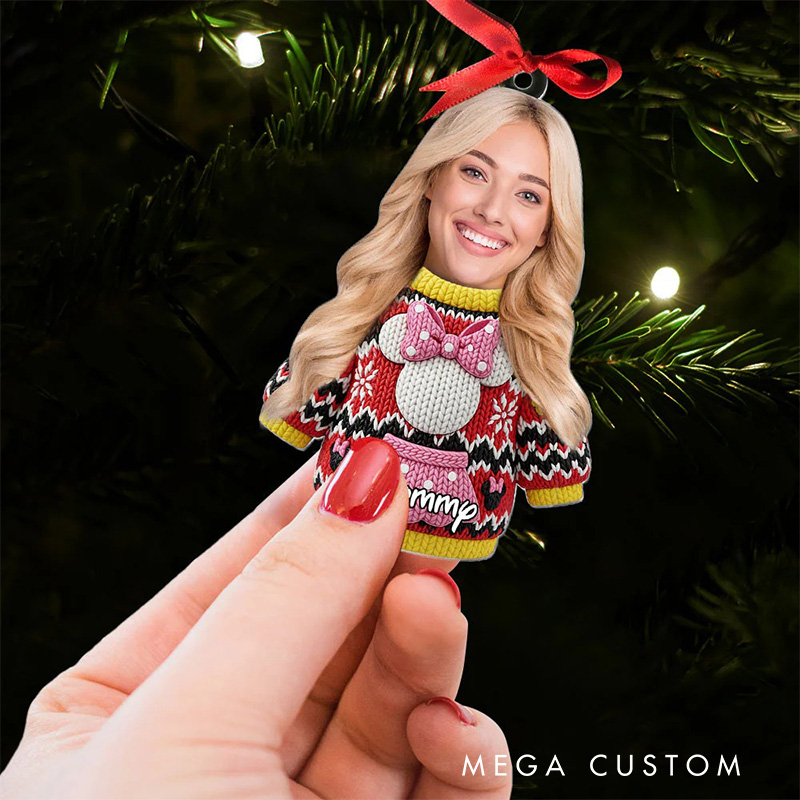 Personalized Cute Christmas Sweater Movie Fan Acrylic Ornament Movie Christmas Gift Film Xmas Gift Christmas Decor