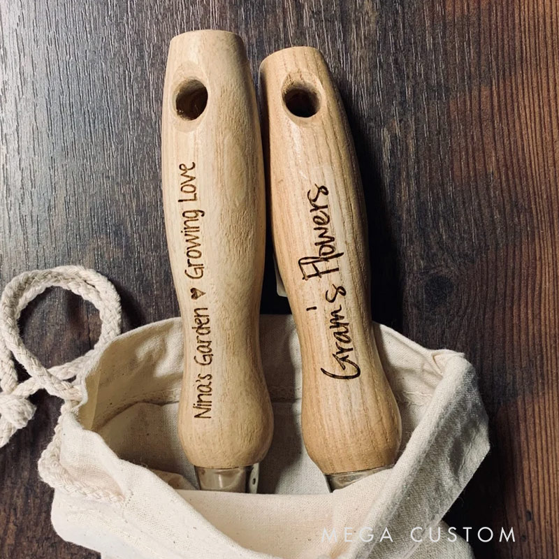 Personalized Garden Tools Great Gift for the Gardener with Custom Text Gardening Lovers Gift 