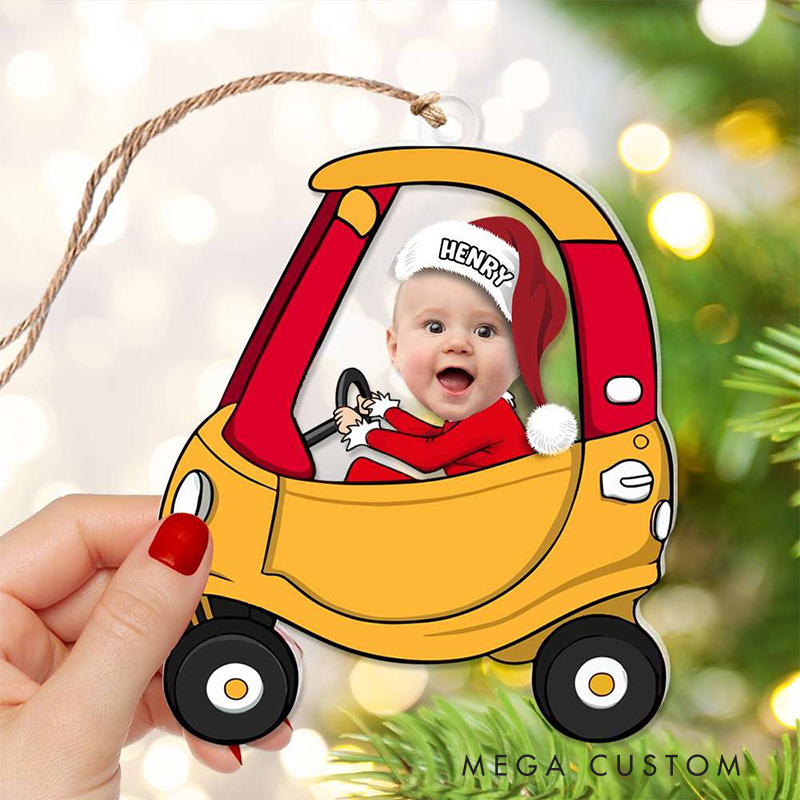 Personalized Kids Driving Movie Fan Acrylic Ornament Movie Christmas Gift Film Xmas Gift Christmas Decor
