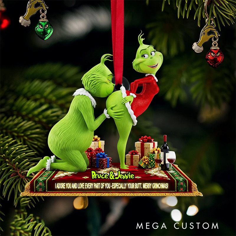 Personalized I Adore You Acrylic Ornament for Couple Movie Christmas Gift Film Xmas Gift Christmas Decor