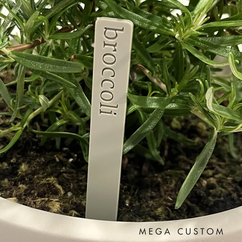 Personalized Plant Tag Garden Markers Acrylic Clear Plant Stakes Gardening Lovers Gift