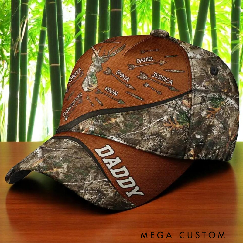 Personalized Hunting Cap for Dad Husband Dad Grandpa and Kid Outdoor Hunting Enthusiasts Hat Gift for Hunting Lover