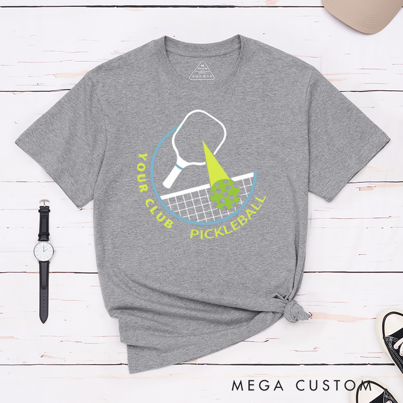 Personalized Pickleball Club T-Shirt with Customize Your Club or Tournament Name - Ace Your Style
