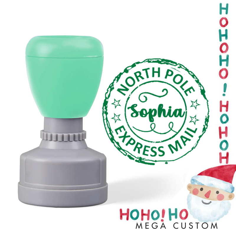 Personalized Santa Letter Seal Stamp Christmas Gift for Kids Christmas Toddler Gifts