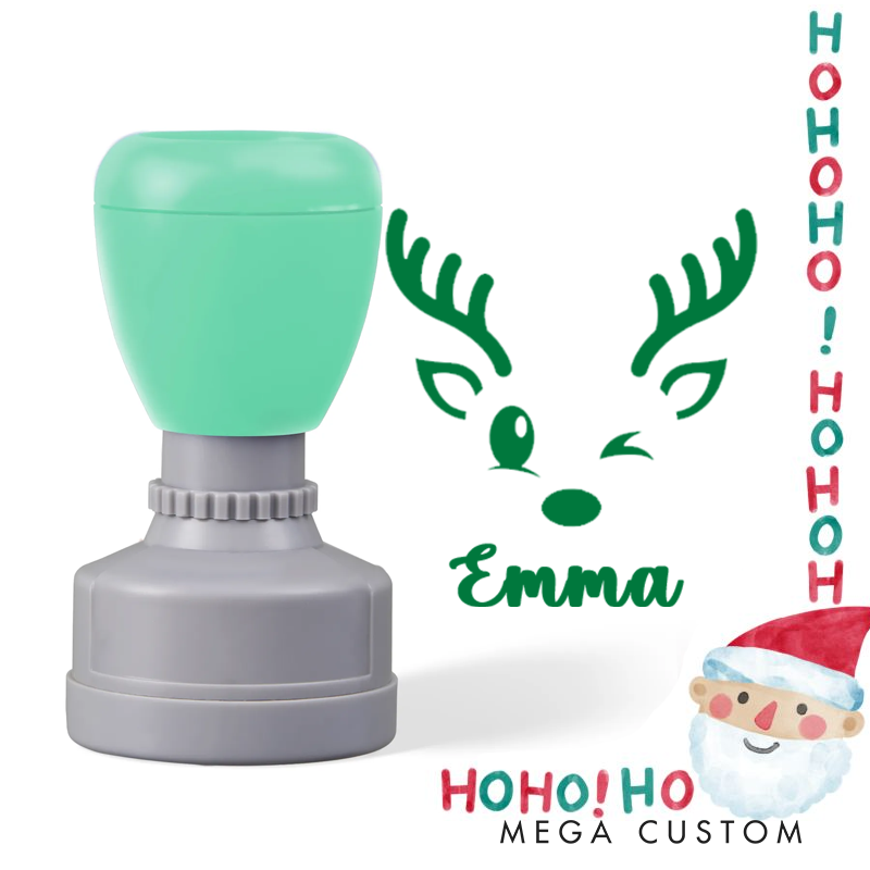 Personalized Christmas Elk Stamp Christmas Gift for Kids Christmas Toddler Gifts