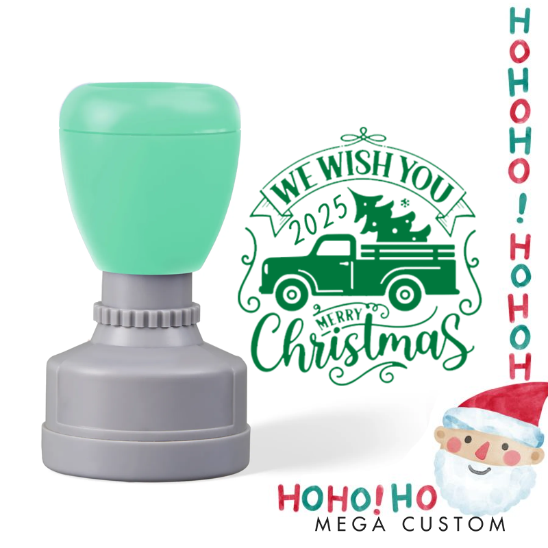 Personalized Merry Christmas Stamp Christmas Gift for Kids Christmas Toddler Gifts