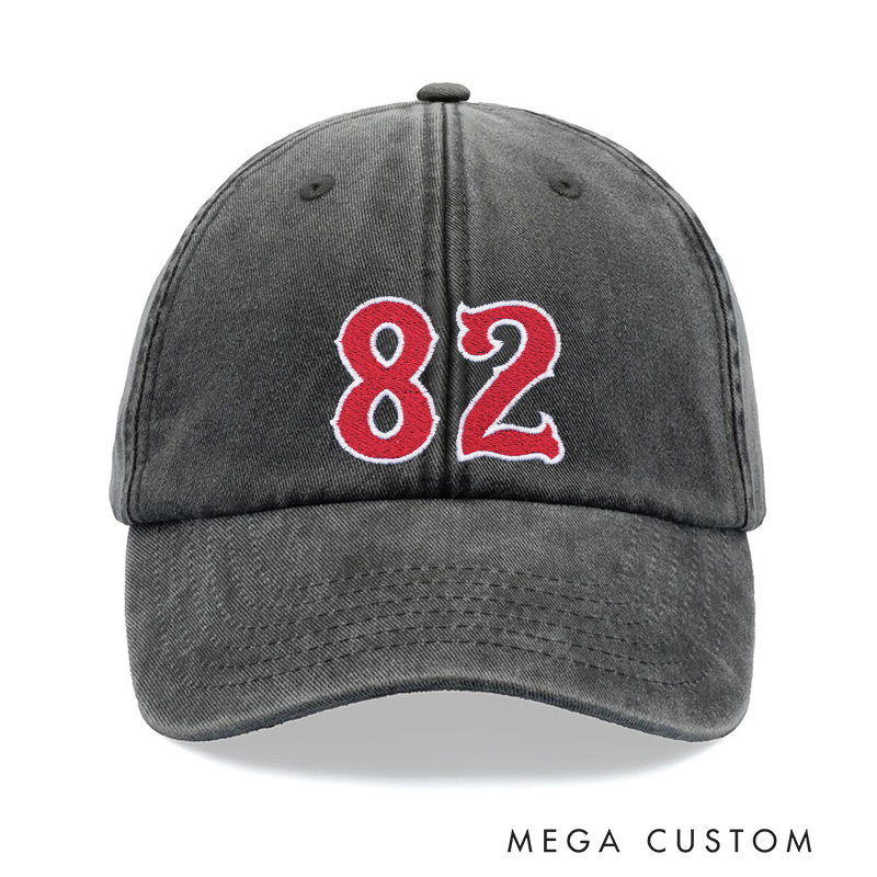 Personalized Firefighter Embroidered Baseball Cap with Custom Station Number Thoughtful Gift for Fire Department Members