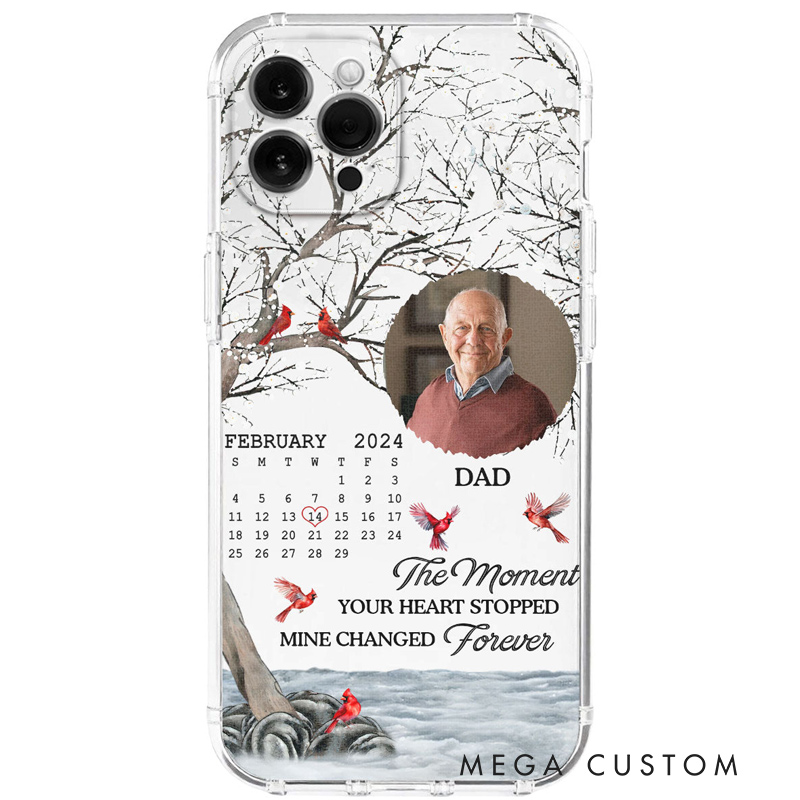 Personalized Custom Phone Case Memorial Sympathy Gifts for Loss of Loved OneMy Heart Changed Forever