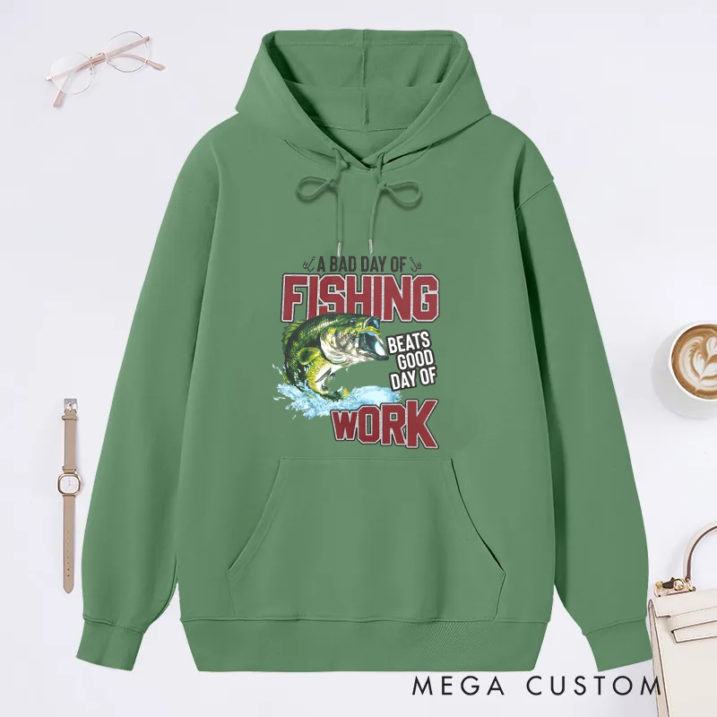 Personalized Christmas Classic Hoodie Fishing Hoodie for Men and Women Fishing Gift Comfortable Outdoor Apparel for Fishing Lovers