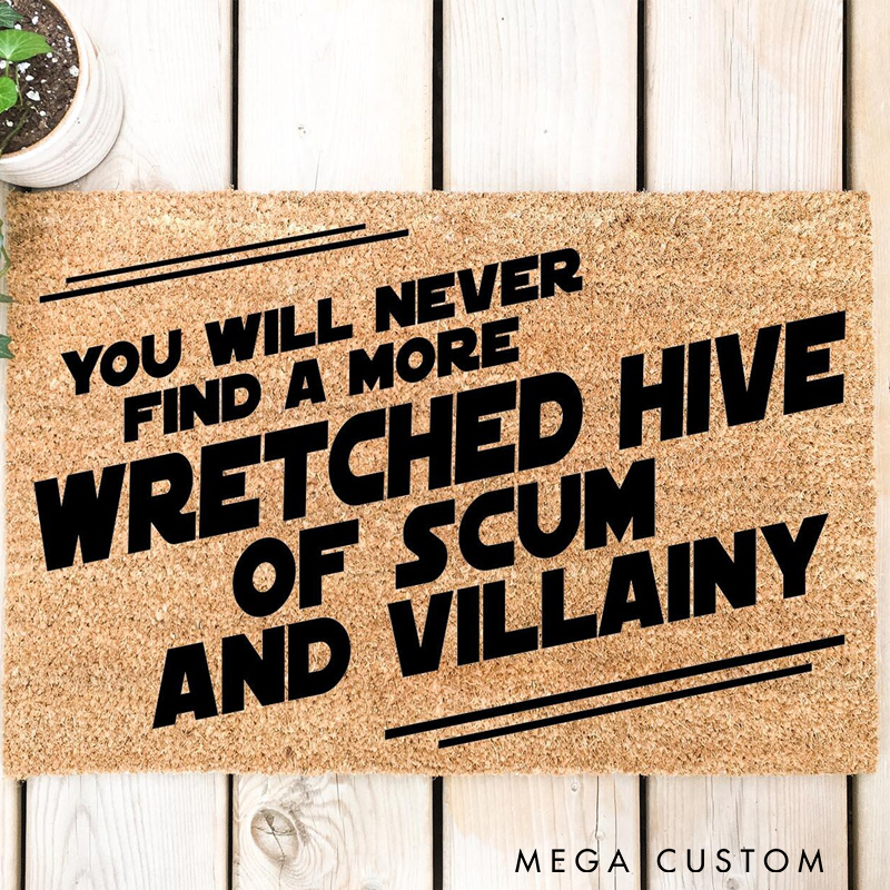 Personalized Sci-Fi Humor for Your Doorstep Doormat Funny Welcome Doormat Gift for Nerd Geek