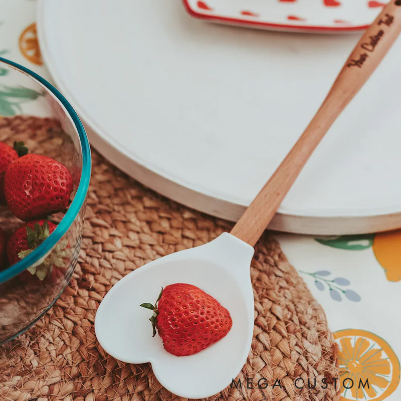 Personalized Wooden Spoon and Spatula Baking Tools with Name Engraved Baking Gift Box Set for Baker Baking Lover Gift