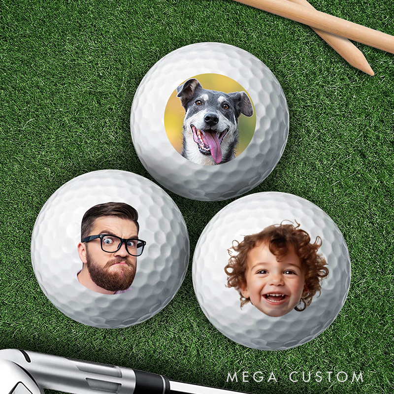 Personalized Golf Ball with Custom Image Gift for Golf Enthusiasts 