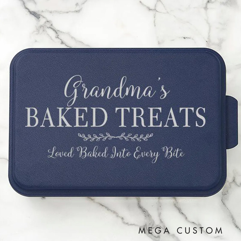 Personalized Life is Better with Cookie Baking Pan with Lid Aluminum Loved Baked into Bakeware for Baker Mom Gift Baking Lover Gifts