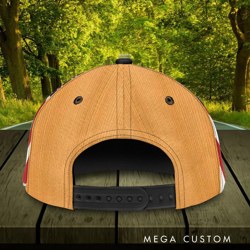 Personalized Name Classic Cap 3D Print Baseball Cap for Music Lover and Guitar Lovers Custom Gift