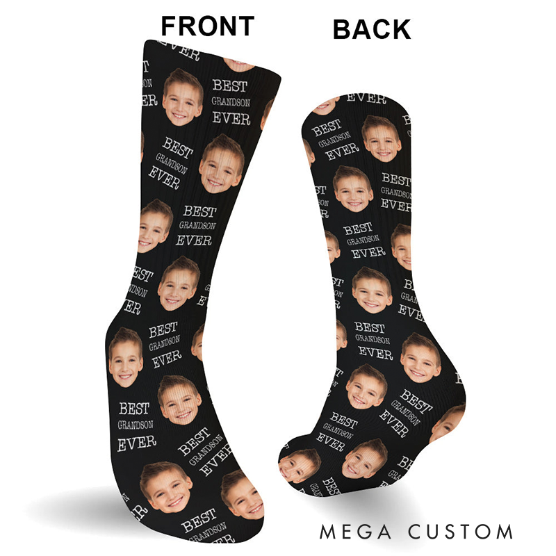 Personalized Face Socks Kids Birthday Gift