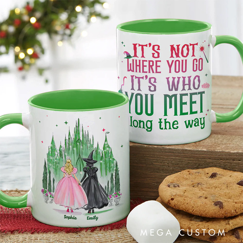 Personalized Witch Besties Mug TV Show Mug Movie Lover Gift for Best Friend Besties Sisters