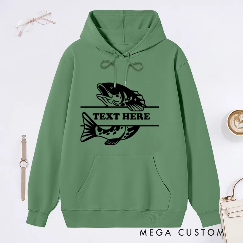 Personalized Fishing Hoodie Fishing Sweatshirt Fishing Gifts Comfortable and Warm Perfect for Fishing Trips Outdoor Adventures and Gifts