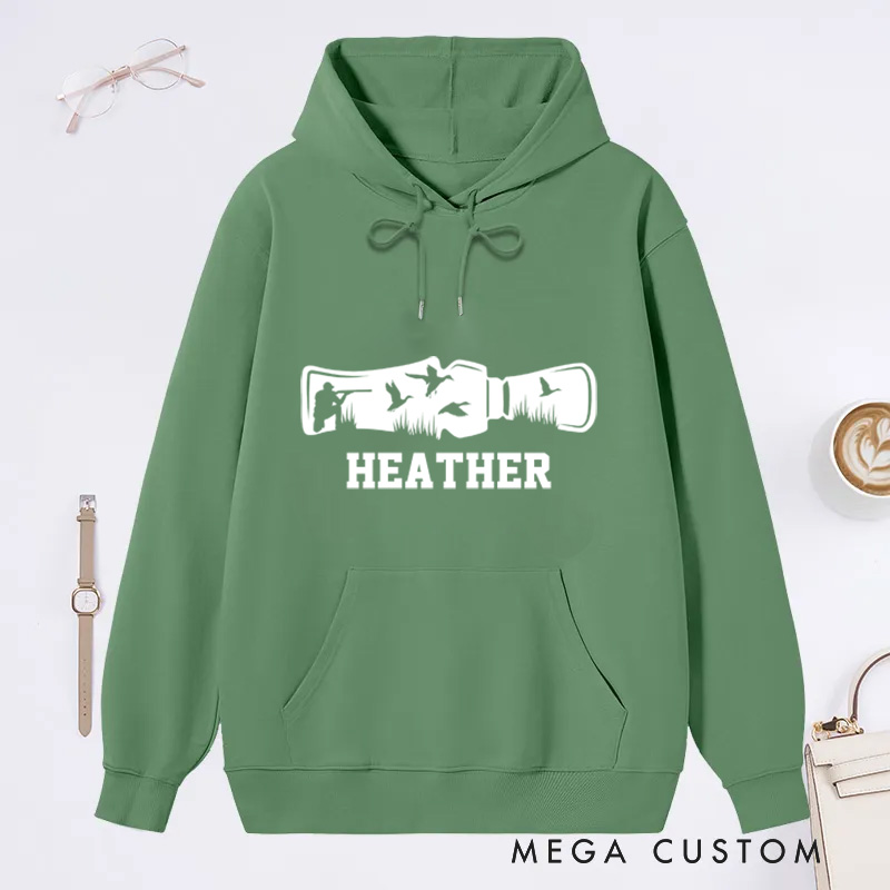 Personalized Duck Hunting Sweatshirt Duck Hunter Sweatshirt Hunting Season Sweatshirt Adventure Duck Sweatshirt Hunting Lover Gift