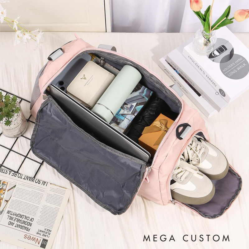 Personalized Name Duffel Large Bag Embroidered Travel Bag Monogrammed Yoga Duffle Bag Weekender Bag Gym Bag Hospital Bag Dance Bag Gift