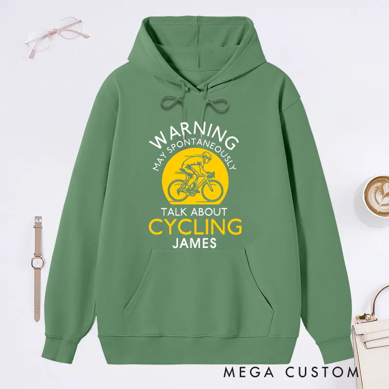 [Copy]Personalized Mountain Bike Hoodie This Is The Way Cycling Hoodie Bicycle Lovers