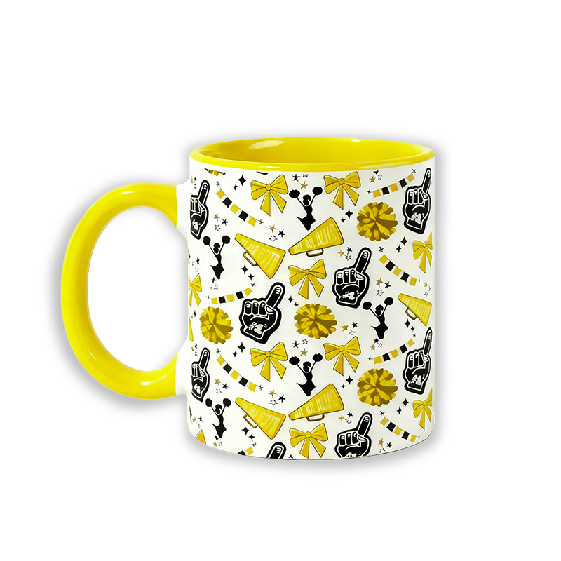 Personalized Cheerleading Mug with Custom Design Perfect for Cheerleaders and Fans