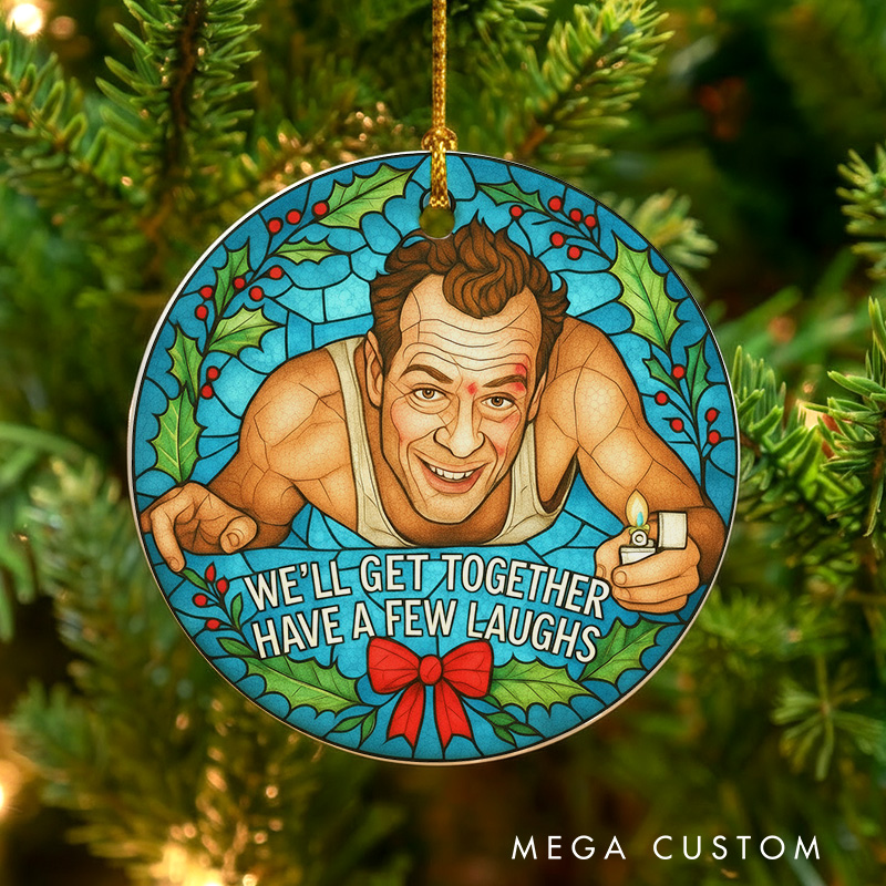 Personalized Classic Movie Christmas Ornament We'll Get Together Ceramic Ornament Anime Movie Christmas Gift Film Xmas Gift Christmas Decor