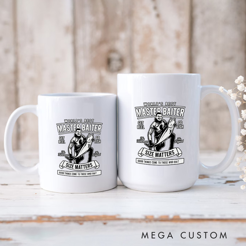 Personalized Fishing Mug Funny Fishing Mug Custom Photo Mug Funny Gift for Anglers Unique Coffee Cup for Fishing Enthusiasts
