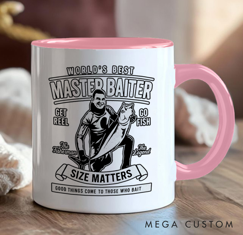 Personalized Fishing Mug Custom Photo Mug Funny Fishing Photo Mug Funny Gift for Anglers Unique Coffee Cup for Fishing Lovers