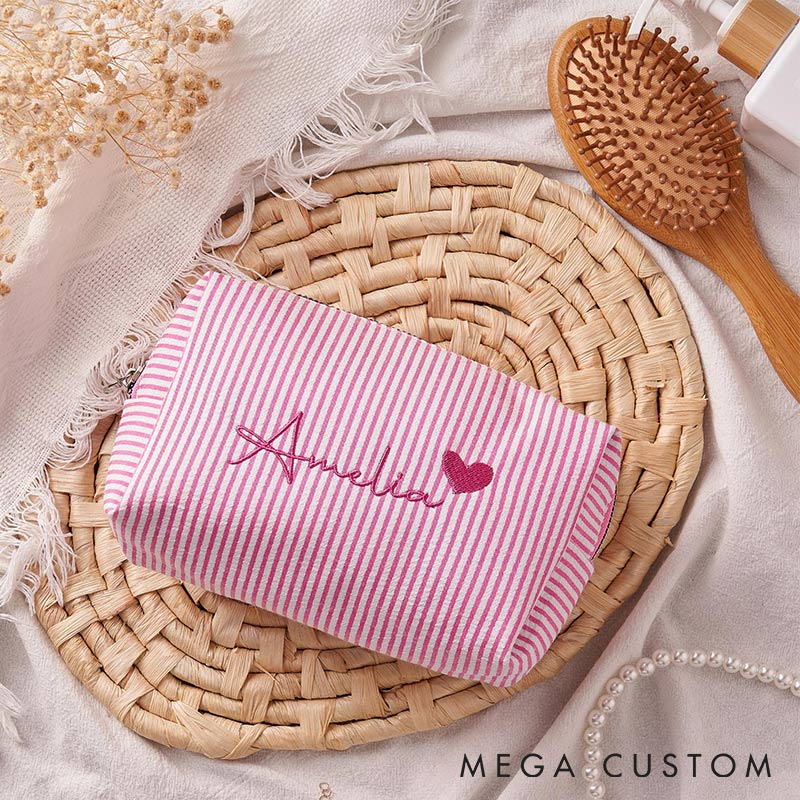 Personalized Monogrammed Toiletry Bag Makeup bag Travel Makeup Bag Large Capacity Storage Bag for Travel Lovers