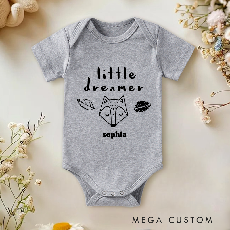 Personalized Little Dreamer Baby Onesie Baby Shower Gift