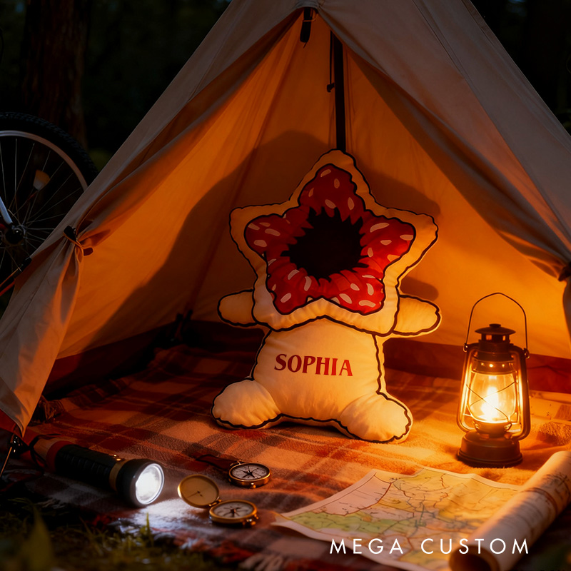 Personalized Graphic 3D Print Vintage Monster Movie Shaped Pillow for Movie Lovers Pillow Christmas Gift for Kids