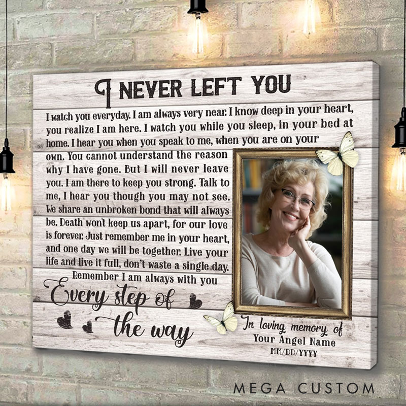 Personalized  Memorial Poster Sympathy Gifts Memory Photo Gifts Remembrance Gifts 