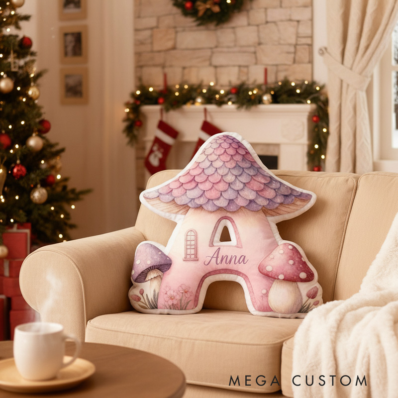 Personalized Initial Pillow Custom Name House Pillow Gift for Kids Family Housewarming Gift