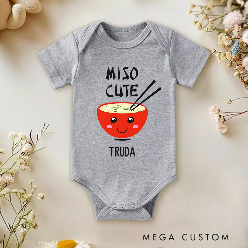 Personalized Cute Sushi Baby Onesie Baby Boys Girls Funny Gift